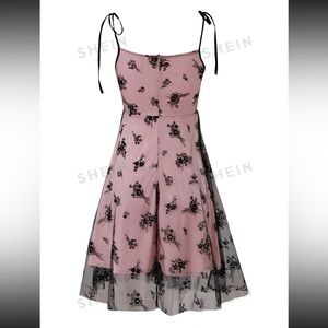 Pink and Black layered fairy dress